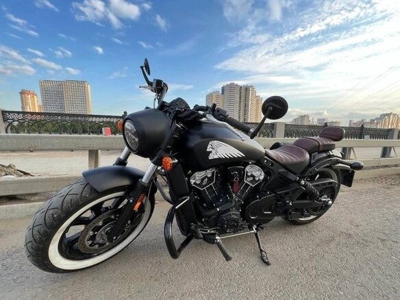 2020 Indian Scout, чёрный, 1500000 рублей - вид 1