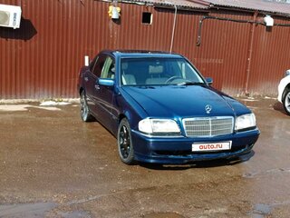 1996 Mercedes-Benz C-Класс 180 (PMS) I (W202), синий, 250000 рублей, вид 2
