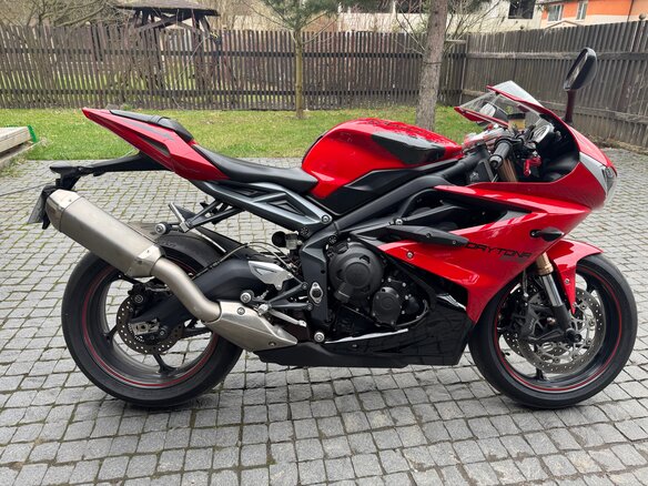 2014 Triumph Daytona 675, красный, 899000 рублей - вид 21