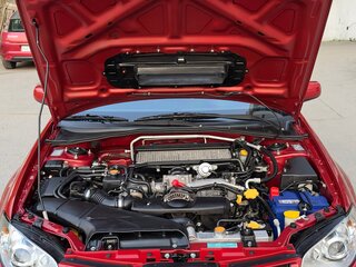 2007 Subaru Impreza WRX II Рестайлинг 2, красный, 2900000 рублей, вид 2
