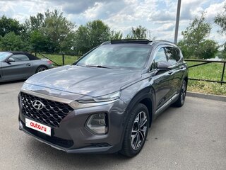 2018 Hyundai Santa Fe III Рестайлинг, серый, 3490000 рублей, вид 1