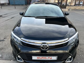 2016 Toyota Camry VII (XV50) Рестайлинг, чёрный, 2550000 рублей, вид 3