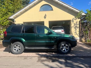 2008 Toyota Land Cruiser Prado 5-speed 120 Series Рестайлинг, зелёный, 3500000 рублей, вид 4