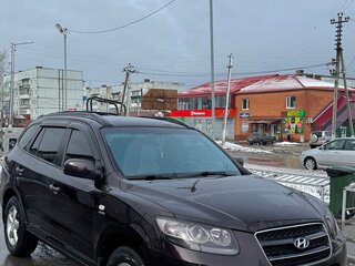 2007 Hyundai Santa Fe II, чёрный, 1150000 рублей, вид 3