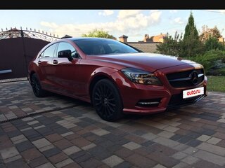 2014 Mercedes-Benz CLS 350 CDI II (C218), красный, 2600000 рублей, вид 4