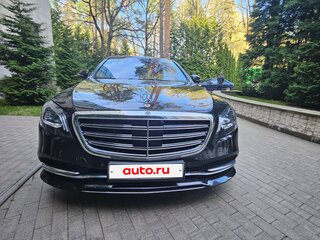 2018 Mercedes-Benz S-Класс 350 d Long VI (W222, C217) Рестайлинг, чёрный, 7500000 рублей, вид 2