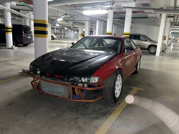 1994 Nissan 200SX S14, красный