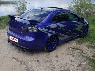 2008 Mitsubishi Lancer X, синий, 1150000 рублей, вид 1
