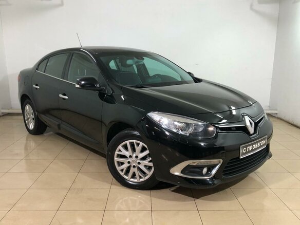 2013 Renault Fluence I Рестайлинг, чёрный - вид 2
