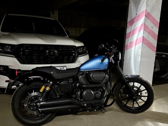 2015 Yamaha XV950 Bolt, голубой, 780000 рублей - вид 9