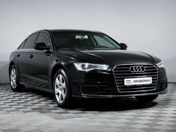 2015 Audi A6 IV (C7) Рестайлинг, чёрный, 1744578 рублей - вид 2