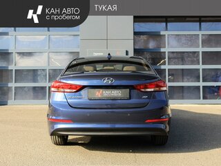 2017 Hyundai Elantra VI (AD), синий, 1449000 рублей, вид 4