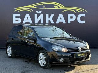 2012 Volkswagen Golf VI, чёрный, 983000 рублей, вид 2