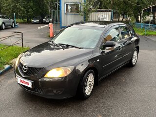 2008 Mazda 3 I (BK) Рестайлинг, чёрный, 375000 рублей, вид 1
