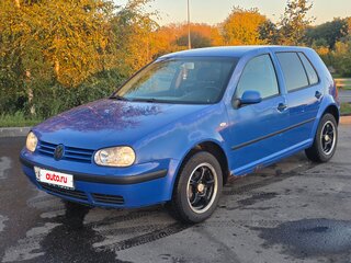 2002 Volkswagen Golf IV, синий, 295000 рублей, вид 1