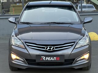 2014 Hyundai Solaris I Рестайлинг, серый, 859000 рублей, вид 3