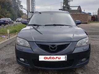 2008 Mazda 3 I (BK) Рестайлинг, чёрный, 420000 рублей, вид 2