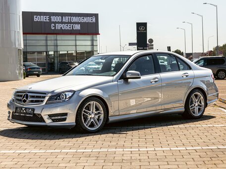 2014 Mercedes-Benz C-Класс 180 BlueEFFICIENCY III (W204) Рестайлинг, серый, 1325000 рублей, вид 1