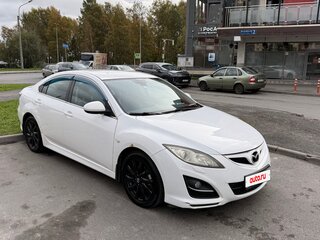 2011 Mazda 6 II (GH) Рестайлинг, белый, 890000 рублей, вид 3