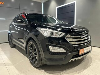 2012 Hyundai Santa Fe III, чёрный, 1875000 рублей, вид 4