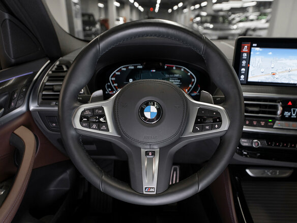 2023 BMW X4 20i II (G02) Рестайлинг, серый - вид 10