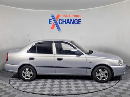 2012 Hyundai Accent ТагАЗ II, серебристый, 537000 рублей, вид 4