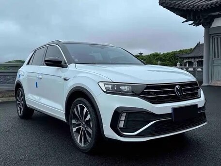 2021 Volkswagen T-Roc I Рестайлинг, белый, 1450077 рублей, вид 3