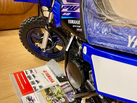2022 Yamaha PW50/PW80, синий, 155000 рублей, вид 3