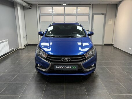 2021 Lada (ВАЗ) Vesta SW I, синий, 1215000 рублей, вид 2
