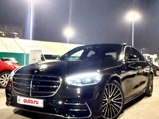 2022 Mercedes-Benz S-Класс 400 d 4MATIC VII (W223), чёрный, 9790000 рублей, вид 2
