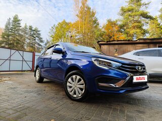 2025 Lada (ВАЗ) Vesta I Рестайлинг (NG), синий, 1400000 рублей, вид 3