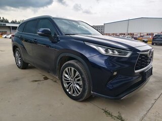 2022 Toyota Highlander IV (XU70), синий, 6700000 рублей, вид 4