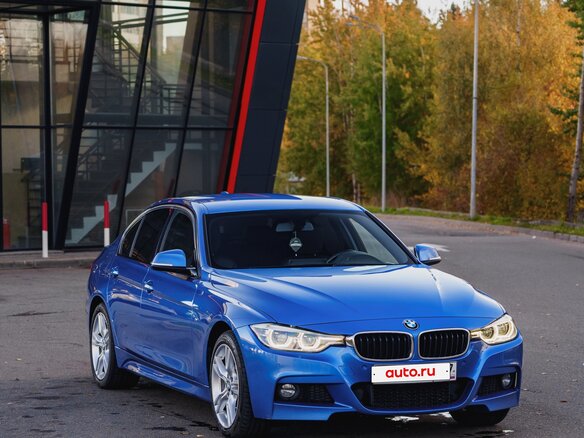 2018 BMW 3 серии 320d xDrive VI (F3x) Рестайлинг, синий, 2950000 рублей