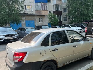 2012 Lada (ВАЗ) Granta I, серебристый, 215000 рублей, вид 3