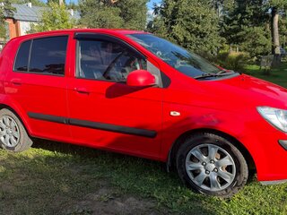 2007 Hyundai Getz I Рестайлинг, красный, 345000 рублей, вид 4