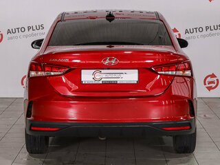 2020 Hyundai Solaris II Рестайлинг, красный, 1495000 рублей, вид 4