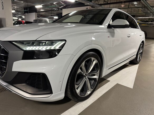 2020 Audi Q8 50 TDI I (4M), белый, 6250000 рублей - вид 12