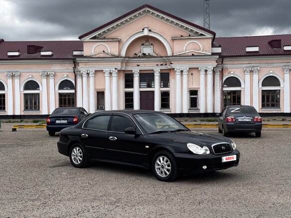 2002 Hyundai Sonata IV (EF) Рестайлинг, чёрный, 350000 рублей