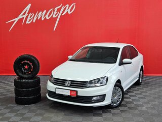 2018 Volkswagen Polo V Рестайлинг, белый, 1040000 рублей, вид 1