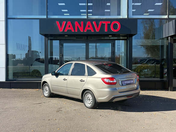 2019 Lada (ВАЗ) Granta I Рестайлинг, серый, 620000 рублей - вид 7