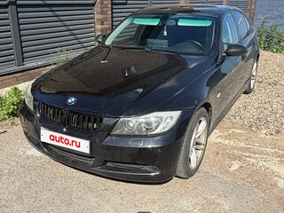 2008 BMW 3 серии 318i V (E90/E91/E92/E93), чёрный, 750000 рублей, вид 1