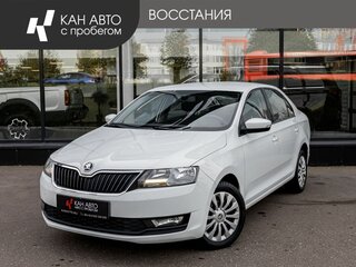 2019 Skoda Rapid I Рестайлинг, белый, 1346000 рублей, вид 1