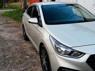 2019 Hyundai Solaris II, бежевый, 1325000 рублей, вид 3