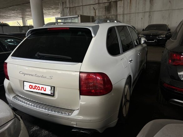 2005 Porsche Cayenne Turbo S I (955), белый, 780645 рублей - вид 1