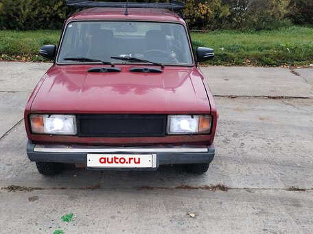 2007 Lada (ВАЗ) 2104, красный, 160000 рублей, вид 2