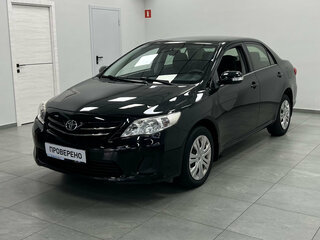 2012 Toyota Corolla X (E140, E150) Рестайлинг, чёрный, 1290000 рублей, вид 1