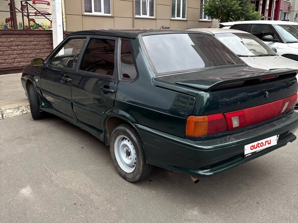 2002 Lada (ВАЗ) 2115, зелёный, 175000 рублей - вид 3