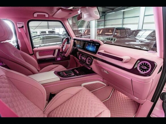 2026 Mercedes-Benz G-Класс AMG Brabus 800 II (W465) Рестайлинг, розовый, 61000000 рублей - вид 11
