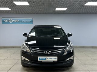 2016 Hyundai Solaris I Рестайлинг, чёрный, 1147000 рублей, вид 2