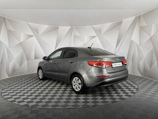 2017 Kia Rio III Рестайлинг, серый, 1095000 рублей, вид 4